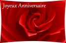 Miniature : Envoyez cette carte d'anniversaire  l'tre aime. Une rose rouge pour symboliser la passion entre vous. 