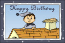 Miniature : Carte d'anniversaire destine  un petit garon. 