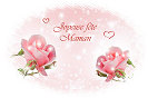 Miniature : Des jolies roses pour souhaiter une joyeuse fte  sa maman. 