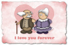 Miniature : Vous l'aimez pour toujours ! Voici une jolie carte pour le lui dire. 