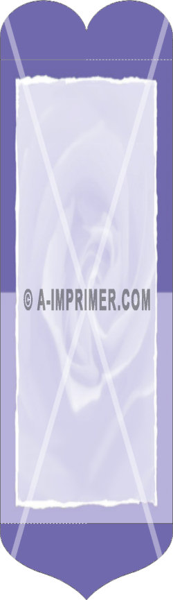 Rond de serviette assorti  un menu de baptme multicolor representant une mre tenant son bb.