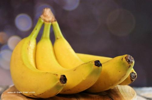 Carte postale d'un rgime de bananes.