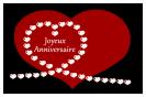 Miniature : Un gros coeur pour lui souhaiter un joyeux anniversaire. 