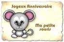 Miniature : Une jolie petite souris pour un joyeux anniversaire. 