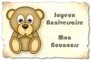 Miniature : Joyeux anniversaire mon nounours 