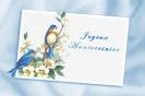 Miniature : Une jolie petite carte orne d'oiseaux pour souhaiter un joyeux anniversaire 