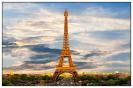 Carte postale de la tour Eiffel à Paris
