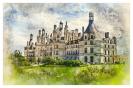 Peinture du château de Chambord