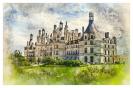 Miniature : Peinture du chteau de Chambord