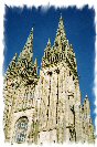 Miniature : Carte postale de la Cathdrale de Quimper en Bretagne.