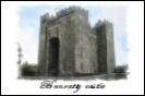 Miniature : Carte postale de Bunratty castle en Irlande. 