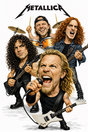 Miniature : Carte postale caricaturale de  Metallica