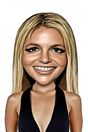 Miniature : Carte postale caricaturale de Britney Spears 