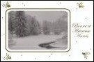 Miniature : Carte postale Bonne Anne 2021 : Montagnes enneiges.