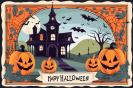 Miniature : Carte postale pour fter un Joyeux Halloween