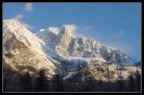 Miniature : Carte postale des montagnes de Chamonix.