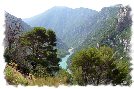 Miniature : Carte postale des montagnes du Verdon.