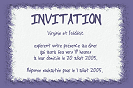 Miniature. Faire-Part : Faire part d'invitation simple. Couleurs modifiables.