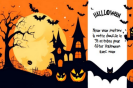 Miniature. Faire-Part : Carte d'invitation pour Halloween
