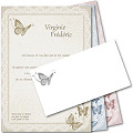 Miniature. Faire-Part : Faire part de mariage sur le thme des papillons. Couleurs modifiables.