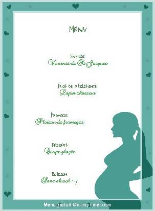 Menu femme enceinte pdf