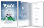 Miniature : Menu orn d'un joli petit petit bonhomme de neige.