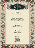 Miniature : Un menu de Nol