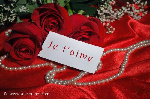 Une carte postale pour dclarer son amour.