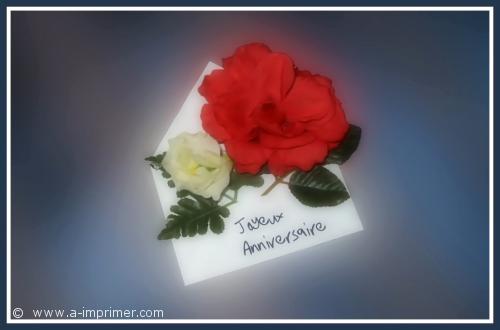 La lettre Envoyez cette petite lettre pour souhaiter un anniversaire.