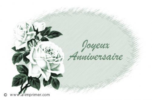 Anniversaire Un joli bouquet de fleurs pour lui souhaiter un joyeux anniversaire.