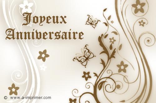 Carte Postale Gratuite A Imprimer Anniversaire Joyeux Anniversaire