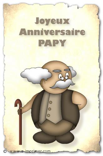 Carte Postale Gratuite A Imprimer Anniversaire Pour Papy