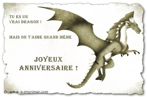 Tu es un vrai dragon mais on t'aime quand mme ! JOYEUX ANNIVERSAIRE !