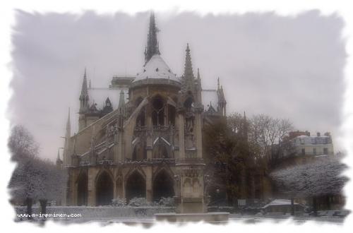 Carte postale de Notre Dame de Paris.