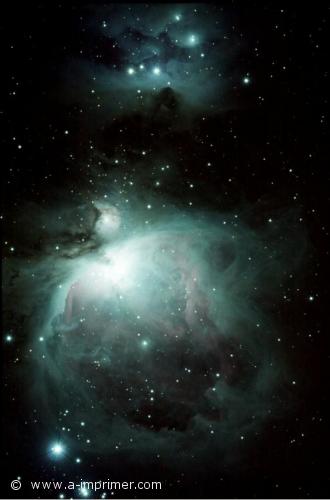 Carte postale d'astronomie. M42. 