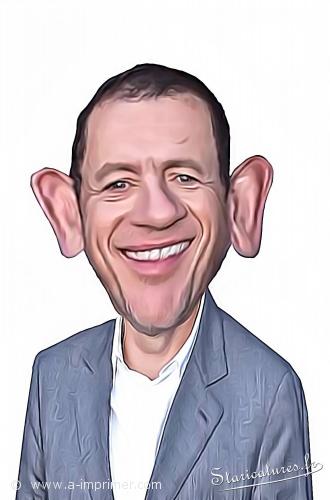 Dany Boon Carte postale caricaturale de Dany Boon