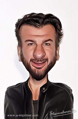 Michael Youn Carte postale caricaturale de Michael Youn