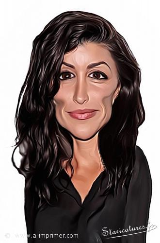 Jenifer Carte postale caricaturale de Jenifer