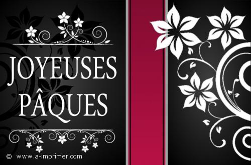 Cette carte postale pour souhaiter de joyeuses pâques.
