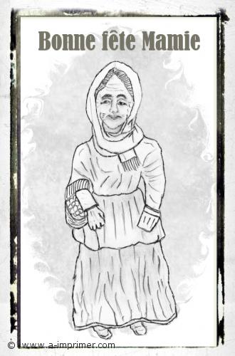 Grand maman Envoyez cette carte pour souhaiter la bonne fête à votre grand maman.