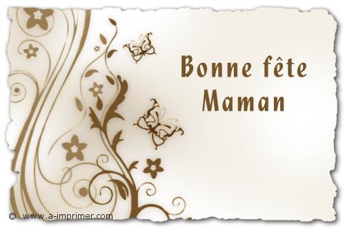 Carte Postale Gratuite A Imprimer Fetes Bonne Fete Maman