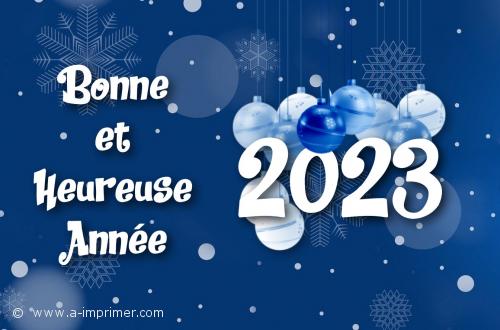 Carte postale Bonne Anne 2023