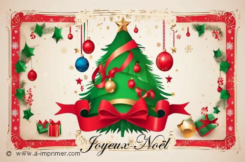 Joyeux Noël Carte postale pour souhaiter un joyeux Noël