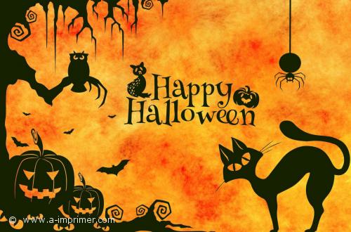 Halloween Carte postale pour halloween