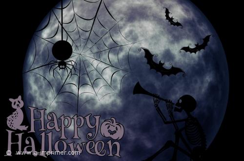 Halloween Carte postale pour halloween