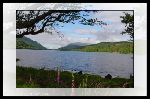 Carte postale d'une tendue d'eau en Ecosse.