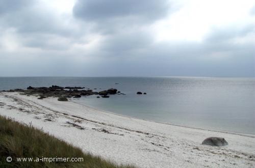 Photo de la plage de Beg Meil en Bretagne