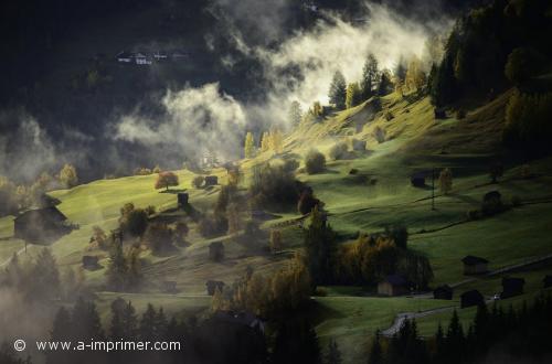 Paysage de montagnes